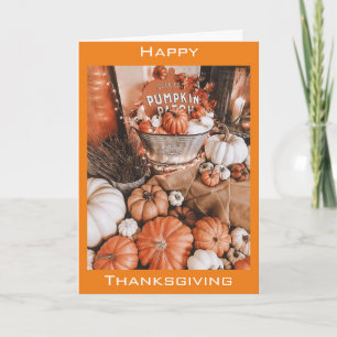 TIME FOR FRIENDS AT ""THANKSGIVING"" HOLIDAY CARD
