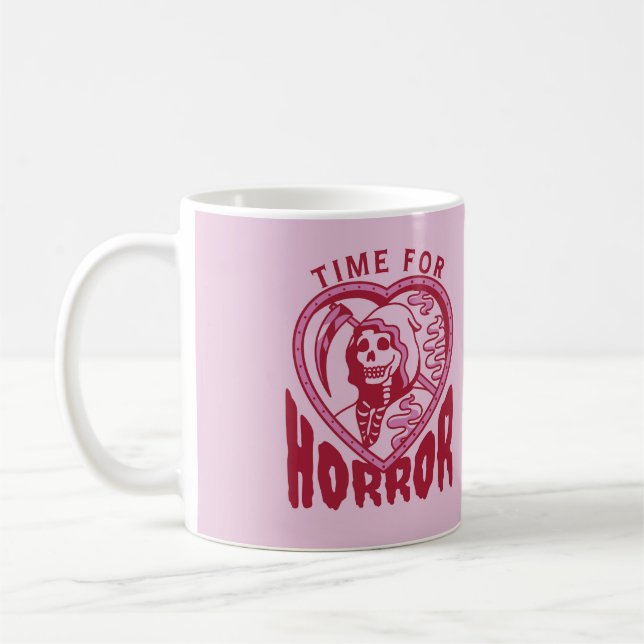 Time For Horror Halloween Mug (Gauche)