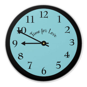 Time for Love Ceramic Knob