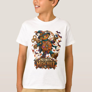 Time for Mischief: Mechanical Scarecrow T-Shirt