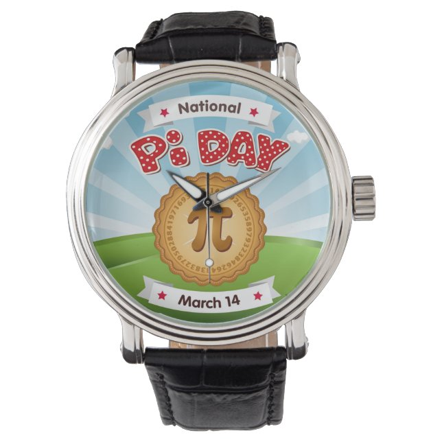 Time for Pi Day Watch (Front)