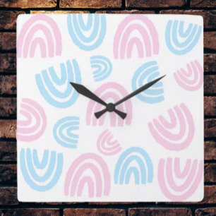 Time for Pride Square Wall Clock