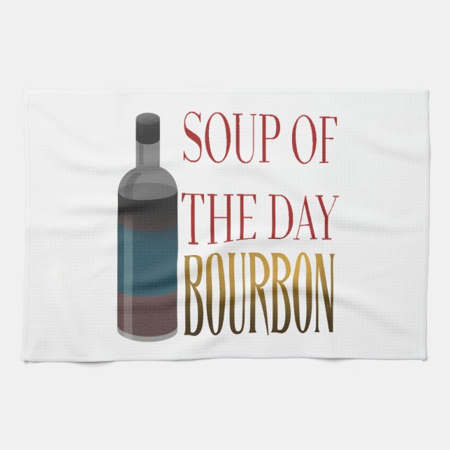 Time for soup kitchen towel (Horizontal)