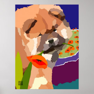 TIME FOR SPRING heARTdeco Chow Poster