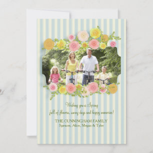 Time For Spring Photo Card