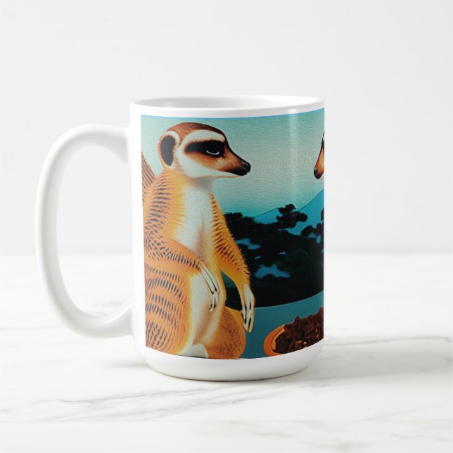 Time For Tacos Meerkat Style, Coffee Mug (Left)