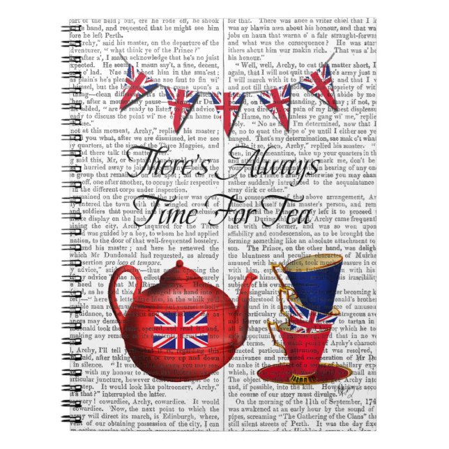Time For Tea 2 Notebook (Front)