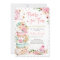 Time for Tea Baby Shower Invite Tea Party Brewing 