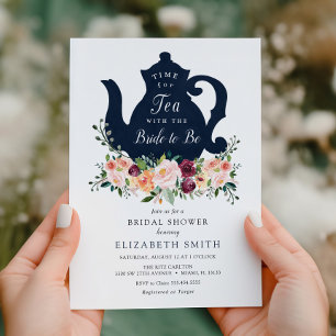 Time for Tea Bridal Shower Invitation
