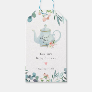 Time for Tea Bridal Shower Thank you Gift Tags
