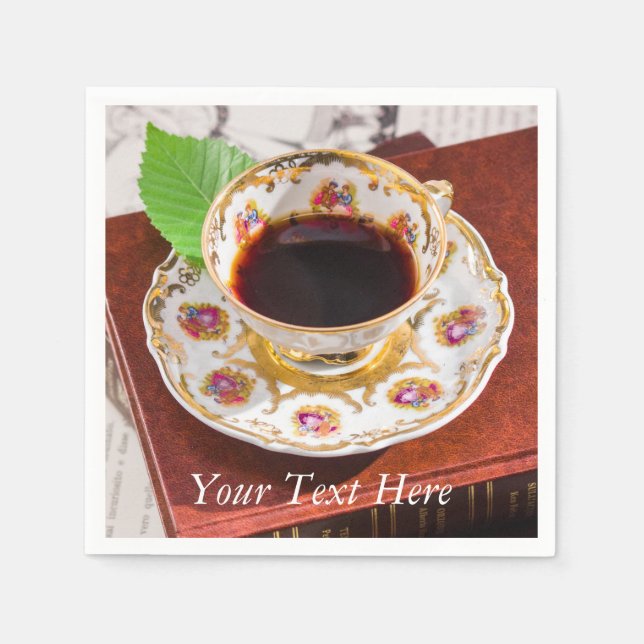 Time for Tea Design Napkin (Front)