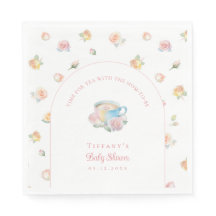 Time For Tea Elegant Floral Tea Party Baby Shower