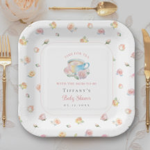 Time For Tea Elegant Floral Tea Party Baby Shower