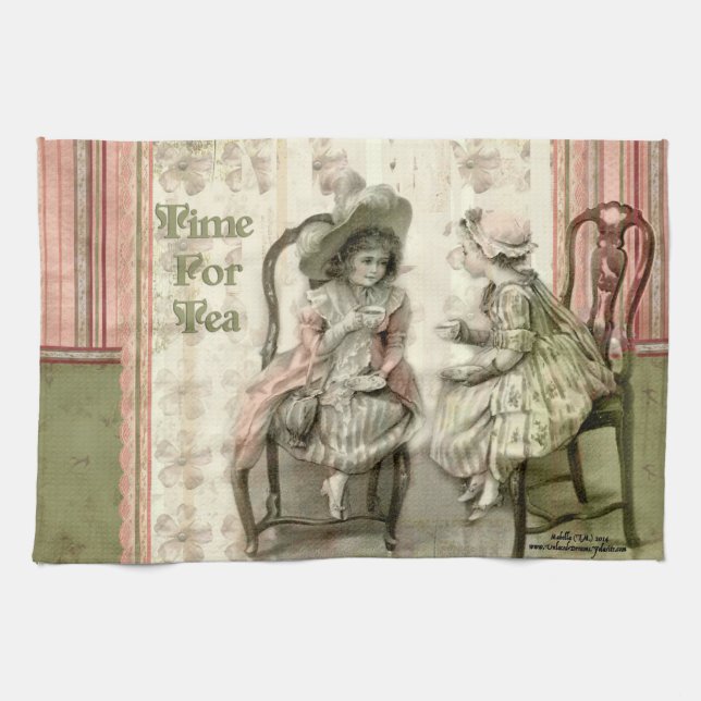 Time For Tea Kitchen Towel (Horizontal)
