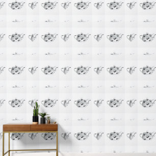Time For Tea Kitchen Wallpaper