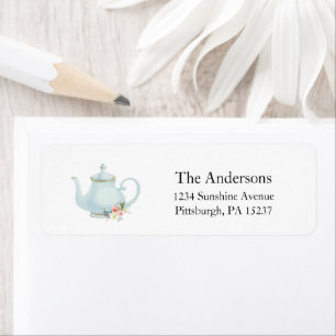 Time for tea Return Address Label