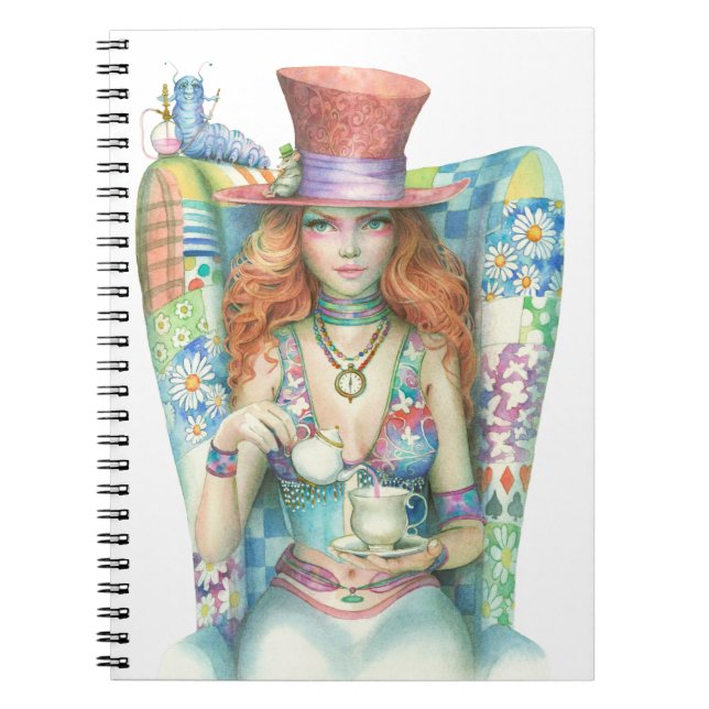 Time for Tea, The Mad Hatter Notebook (Front)