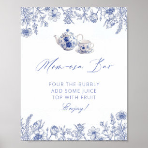 Time For Tea With The Mommy To Be Mom-osa Bar Poster