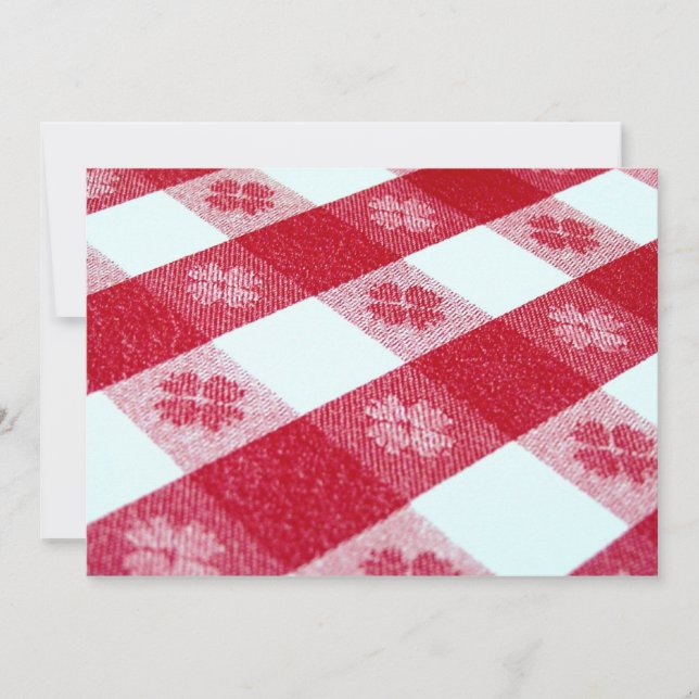 Time for the Red-Checked Tablecloth! (Front)