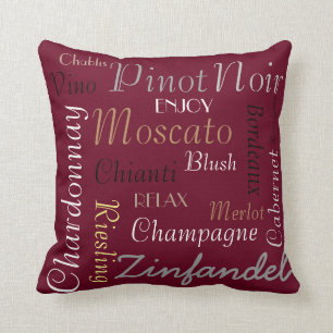Time for Wine Throw Pillow