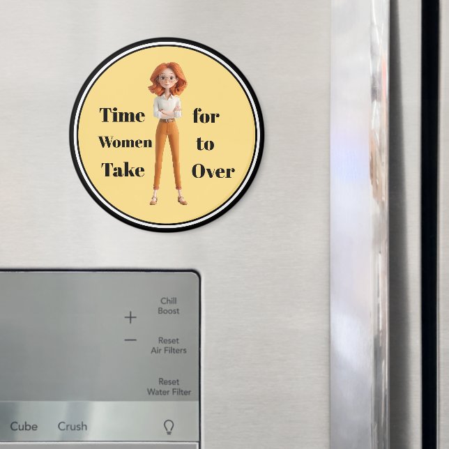 Time For Women Magnet (In Situ (Fridge))