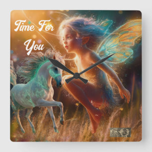 Time For You Square Wall Clock
