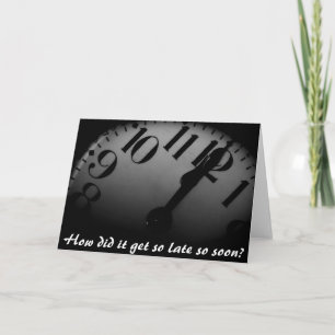 Time Greeting Card