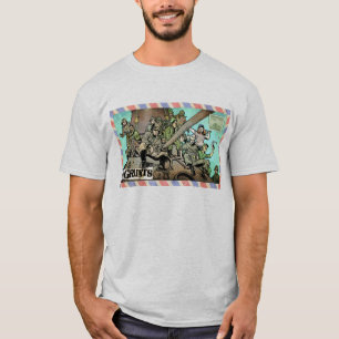 Time Grunts envelope design basic t-shirt