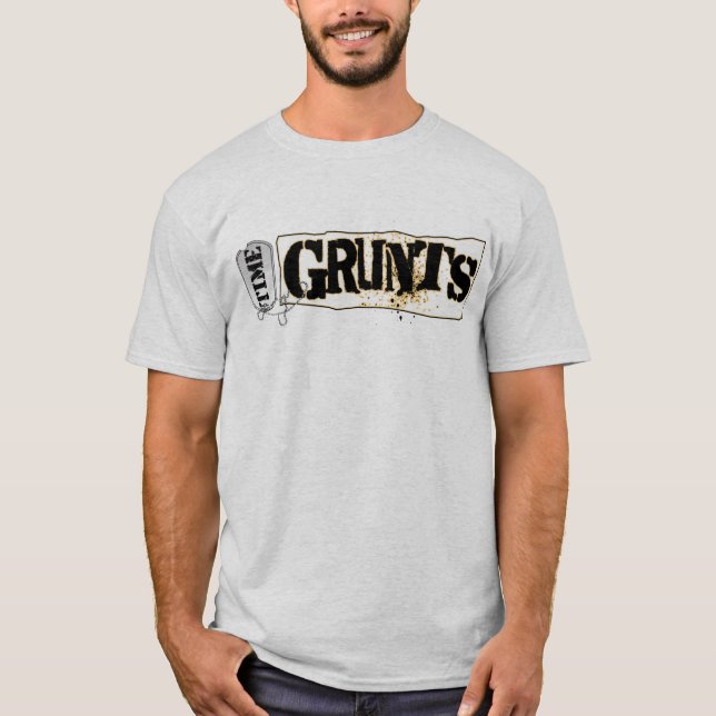 Time Grunts logo humoristique t-shirt basique (Devant)
