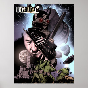 Time Grunts V1 design poster