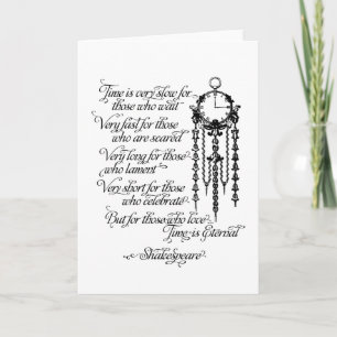 Time is Eternal Greeting Card