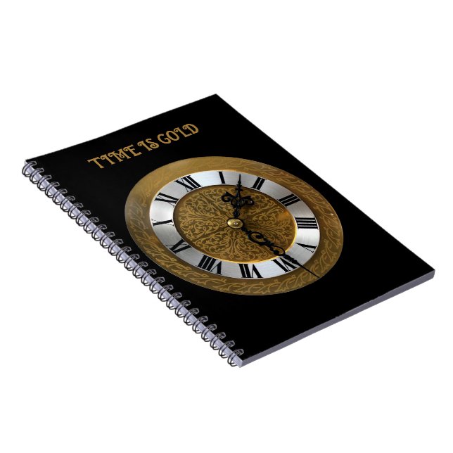 Time is gold notebook (Right Side)