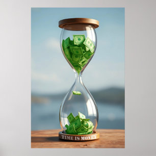 Time is Money Hourglass, Poster de téléchargement
