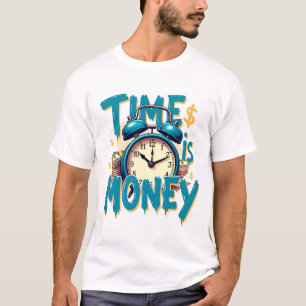 Time Is Money: The Vintage Cash Clock T-Shirt