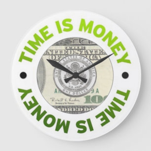 Time is Money Wall Clock