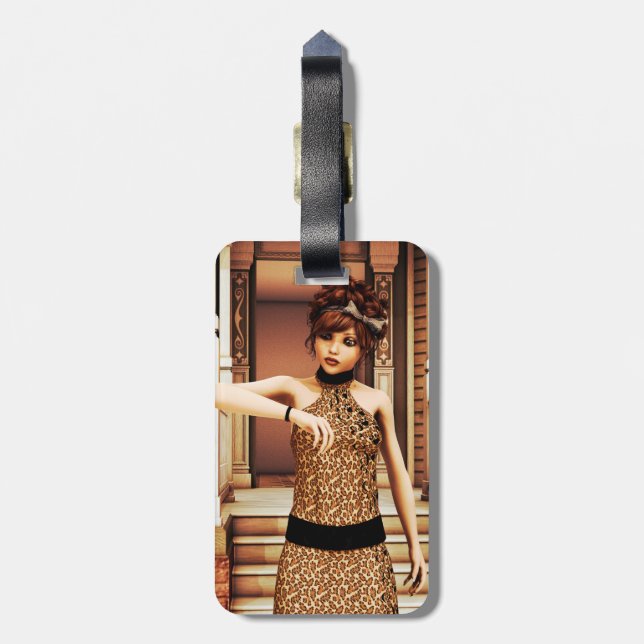 Time is Running Out Luggage Tag (Back Vertical)