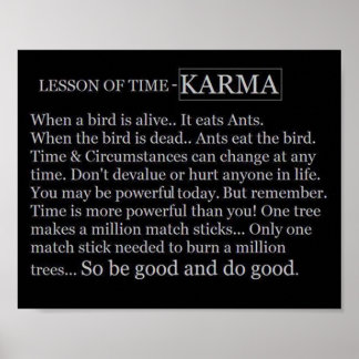 Time&Karma Poster