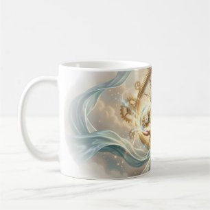 Time Keeper Woman Gears Clock Sphere Mug