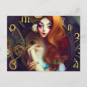 Time Keeps Moving Postcard