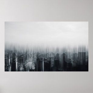 TIME LAPSE PHOTOGRAPHY OF CITY BUILDING POSTER