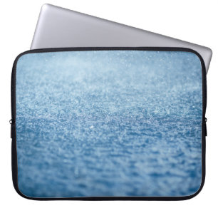 Time-lapse photography of rain laptop sleeve