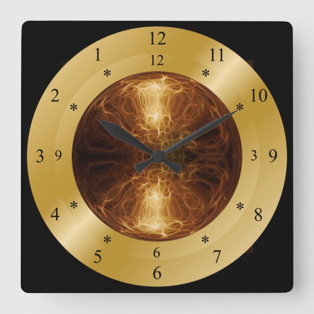Time Machine Clock ~ Golden Electric Planet ~ * ~ (Front)