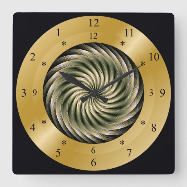 Time Machine Clock ~ Time Warp Whirlpool ~ (Front)