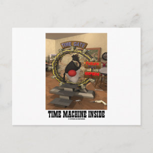 Time Machine Inside (Open Source Duke) Postcard