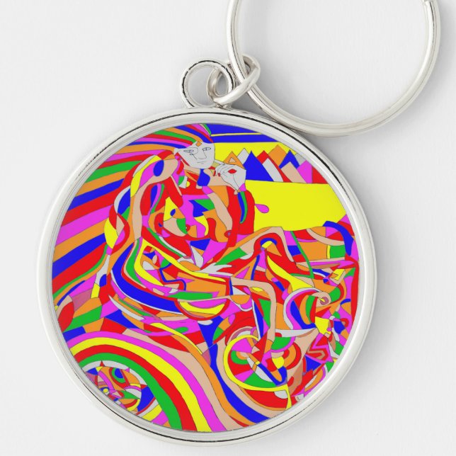 Time Machine Keychain (Front)