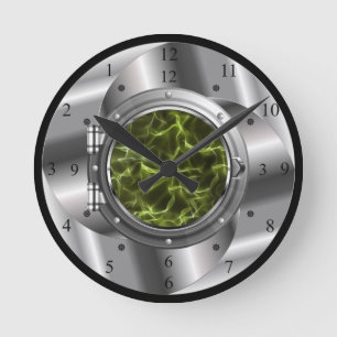 Time Machine Portal ~XZZ 02~Time/Space/Continuum ~ Round Clock