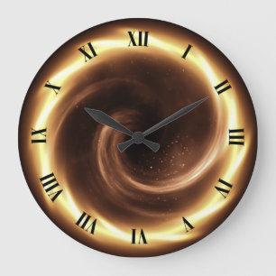 Time Machine ~ Spiral Fire Vortex ~ Time Portal ~  Large Clock