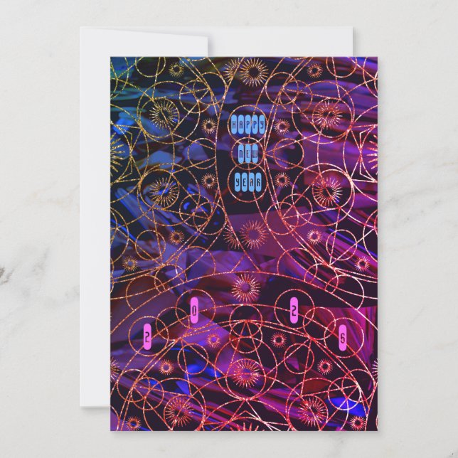 Time Machine theme - happy new year 2025 / 20xx Holiday Card (Front)