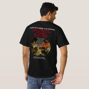 TIME MACHINE TRAVEL LONDON BLACK DEATH PLAGUE 1348 T-Shirt