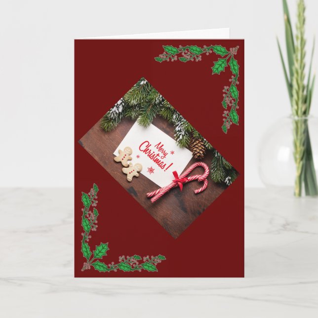 TIME OF YEAR TO MEET ME UNDER THE MISTLETOE CARD (Front)